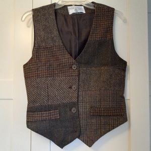 Vintage Wool Vest Size 5/6